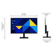 Samsung S30GD 27-Inch FHD IPS Monitor, 100Hz Refresh Rate, HDMI & VGA, Black