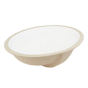 Key Largo Oval Porcelain Undermount Bathroom Sink