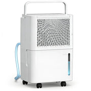HUMSURE 30 Pints Dehumidifier for Basement, Covers up to 2500 Sq. Ft, Auto Defrost, 24-Hour Timer, White, Includes Drain Hose