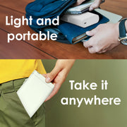 Core Innovations Wireless Thermal Portable Handheld Label Maker with Bluetooth, Built-In Cutter, Starter Label Rolls, White, CPLM10