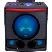 Gemini GPK-800 Big DJ LED Karaoke Party Bluetooth Speakers with Lights Subwoofer