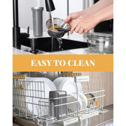 Shardor XJDZZJ2106 Centrifugal Juicer Machine, 1200W Full Copper Motor, Wide 3.2-Inch Feed Chute, Dual Speed Settings, 22 oz Juice Jug with Foam Separator, Silver