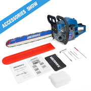 Wemars WS-6220G 62cc 20-Inch Gas Chainsaw