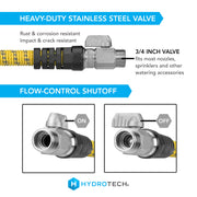 HydroTech 5560C3 Pro Series 3/4 in. Diameter X 100ft Expandable Burst-Proof Garden Hose