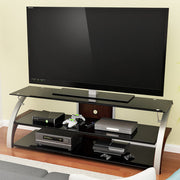 Z-Line Designs Elecktra W TV Stand, 40-Inch, Brown