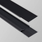 Ceilume EZ-On T-Bar Ceiling Grid Cover Kit, Snap On, Onyx Black, 96 Sq Ft, AC-GRID-KIT-OY
