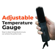 Wild Willies Beard Straightener, 2-in-1 Beard Straightening Brush