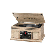 Victrola VTA-200B MH Nostalgic Classic Wood 6-in-1 Bluetooth Turntable Entertainment Center, Mahogany