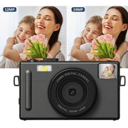 SEREE SEREE-G13-0607 Digital Camera Vlogging Camera 24 (MP) MegaPixel Full HD 1080P Mini 4X Vlog Camera Battery