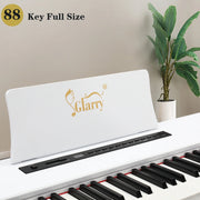 Glarry GDP-104 88 Keys Digital Piano Full Weighted Keyboards for Kids Beginner, White