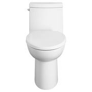 American Standard Cadet Loft One-Piece Elongated Comfort-Height Toilet, White, 1.28 GPF, Floor Mount, 2535128.020
