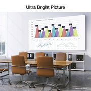 Epson EpiqVision Flex CO-FH02 Full HD 1080p Smart Portable Projector, 3,000 Lumen Brightness, 3-Chip 3LCD Technology, Android TV, Built-In Speaker