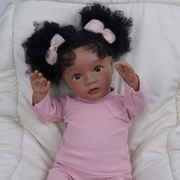 RSG REALISTIC SWEET GALLERY  20 Inch Lifelike Reborn Baby Dolls- Handmade Soft Cloth Body Touch Baby Dolls Real Life with Clothes and Toy Gift for Kids Age 3+