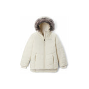 Columbia Katelyn Crest III Hooded Jacket for Kids, Chalk, S