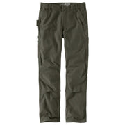 Carhartt Relaxed Straight Rugged Flex Duck Double-Front Dungarees for Men - Moss - 40x32