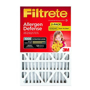 Filtrete ADP03-2PK-2 MPR 1000 Micro Allergen Defense Deep Pleat AC Furnace Air Filter, 20 x 25 x 4