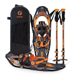 Gotop G2 25Inches Light Weight Snowshoes, Orange