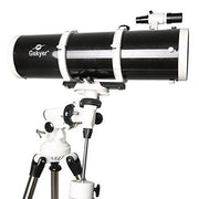 Gskyer 130EQ Reflector Telescope, 5.1 Inch Aperture, 650mm Focal Length, EQ Advanced Equatorial Mount, Adjustable Stainless Steel Tripod