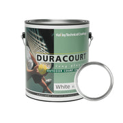 Kelley Technical Coatings Duracourt Outdoor Court Coating, Acrylic-Based, White Matte Finish, 1 Gallon, Water-Resistant, Quick Drying, 140/GL