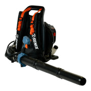 Senix BLB4QL-M 9 cc 4-Cycle Gas Powered Backpack Leaf Blower, Eco-Friendly, Up to 600 CFM and 200 MPH