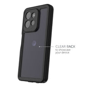 Body Glove Tidal Waterproof Phone Case with Built-in Screen Protector, Slim Clear Gloss Back with Matte Sides, Black, Compatible with Motorola moto g (2026), Drop Tested to 6 Feet, 100145548