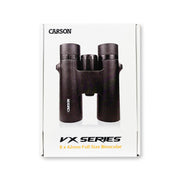 Carson Optical VX Series 8x42mm Roof Prism Binoculars, Fully Multi-Coated, Waterproof, Fogproof, Black, VX-842
