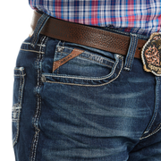 Ariat M4 Low Rise Adkins Stretch Bootcut Jeans for Men - Turnout - 36x30
