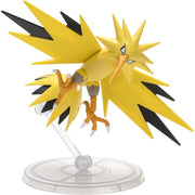 Jazwares Pokemon Select Series 2 Zapdos 6-Inch Super-Articulated Action Figure with Posing Arm Accessory PKW2412