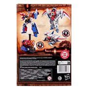 Hasbro Transformers Timelines Hearts of Steel Optimus Prime and Starscream 2-Pack, 5.5-Inch Steam Train and 5-Inch Steam Flying Machine Action Figures, Articulated, Comic Edition, G10955L00