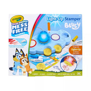 Crayola 750273 Magic Light Up Bluey Stamper Art Set, Toddler Mess Free Coloring and Stamping Kit