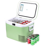 Bingi HC-18P2 19.3 Quart(18 L) Portable Refrigerator 12V/24V DC & 100-240V AC for Camping, 12.60 x 17.71 x 13.38