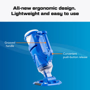 Water Tech Corp Catfish Gen 2 Cordless Spa & Hot Tub Vacuum, 8-Inch Omni-Directional Head, 45 Min Runtime, Rechargeable Lithium-Ion Battery, Expanded Debris Chamber, 20150CL
