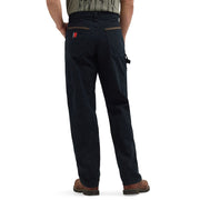 Wrangler Riggs Workwear Men's Carpenter Jean, Durable Durashield Denim, Black, 33W x 32L, Relaxed Fit, High Rise, Straight Leg, 3W020BL