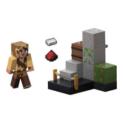 Minecraft JKK09 Trapper's Trip Wire Action Figure w/Redstone Charged Trip Wire, Multicolor, 3.25