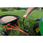Agri-Fab Broadcast Spreader Tow Style, 110 lb Capacity, Black
