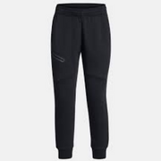 Under Armour Unstoppable Fleece Joggers for Ladies - Black/Black - 5XL - Short