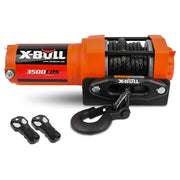 X-BULL USAM-XBEW019 4500lbs Electric Winch, 12V, Waterproof Synthetic Rope, Wireless Remote Control, ATV UTV Boat