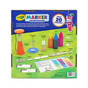 Crayola Marker Workshop DIY Craft Set, Build 20 Custom Scented and Emoji Markers, Includes Assembler and Labels, Ages 6+