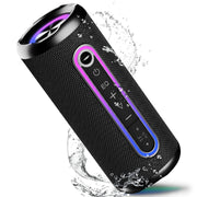 CASCHO M10 Portable IPX7 Waterproof Wireless Speaker with 30W, Black
