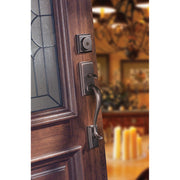 Kwikset 800HE LIP 11P SMT 6AL RCS Hawthorne Single Cylinder Exterior Handleset only with SmartKey, Venetian Bronze