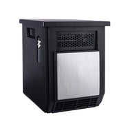 Mainstays HT1168 1500W Freestanding 4-Element Infrared Cabinet Space Heater, Black