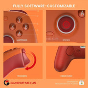 GameSir G7 SE Wired Controller for Xbox Series X|S, Xbox One, Windows 10/11, Hall Effect Joysticks and Triggers, Pulse Vibration, 3.5mm Audio Jack, Orange