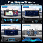 Lieucyst Portable Car Stereo Wireless Apple CarPlay 10.26