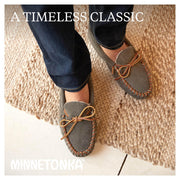 Minnetonka Men's Pile Lined Softsole Moccasin Slippers, Brown, Wide Size 13, Pile 763W