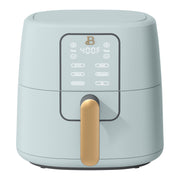 Made By Gather Beautiful 6 Qt Air Fryer with TurboCrisp Technology, EverGood Ceramic Nonstick Coating, Sage Green, 29457