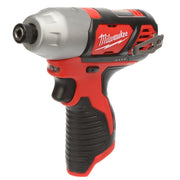 Milwaukee 2462-20 M12 12-Volt Lithium-Ion Cordless 1/4 in. Hex Impact(Tool-Only)
