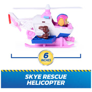Spin Master Paw Patrol Skye Search & Rescue Helicopter Toy with Pull-Back Action, Rotating Rotor, Includes 2 Figures, Multicolored, 6 in, 6074777