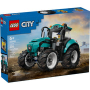 LEGO City Farm Tractor Building Toy with Farmer Minifigure, Teal, 204 Pieces, 60498