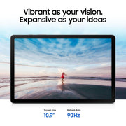 Samsung Galaxy Tab S10 Lite Tablet, 10.9 in 90Hz TFT LCD Display, Exynos 1380 Processor, 6GB RAM, 128GB Storage Expandable to 1TB, Wi-Fi Only, Gray, Includes S-Pen, X400