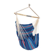 Bliss Hammocks WM-412F-TA Polyester Multi Color Hammock Chair with Collapsible Push-Pin Spreader Bar